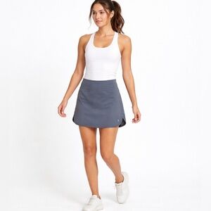 Free Fly Breeze Skort Storm Cloud Bamboo Lined Active 15 Inch Size S🧡